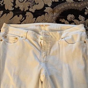 Michael Kors white jeans size 4
